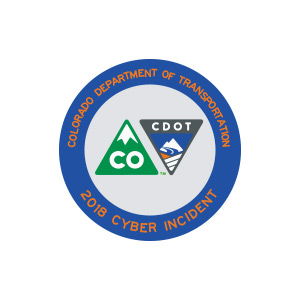 The CDOT cyber incident logo.