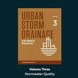 Urban storm drainage manual volume 3 is an update to the urban storm drainage criteria manual.